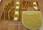 Classic-06 komplet dywaników łazienkowych -3 części Kolor miodowy